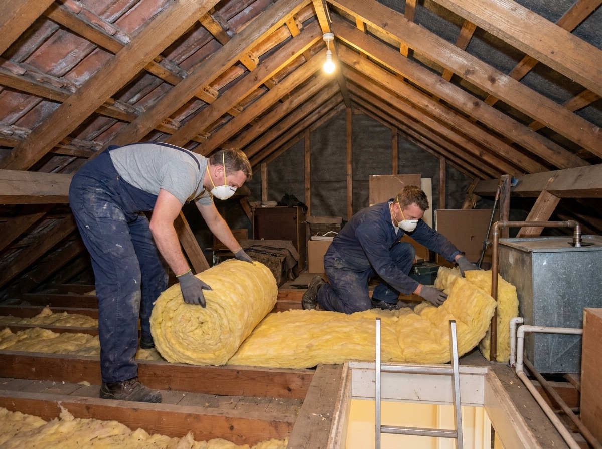Home insulation installation